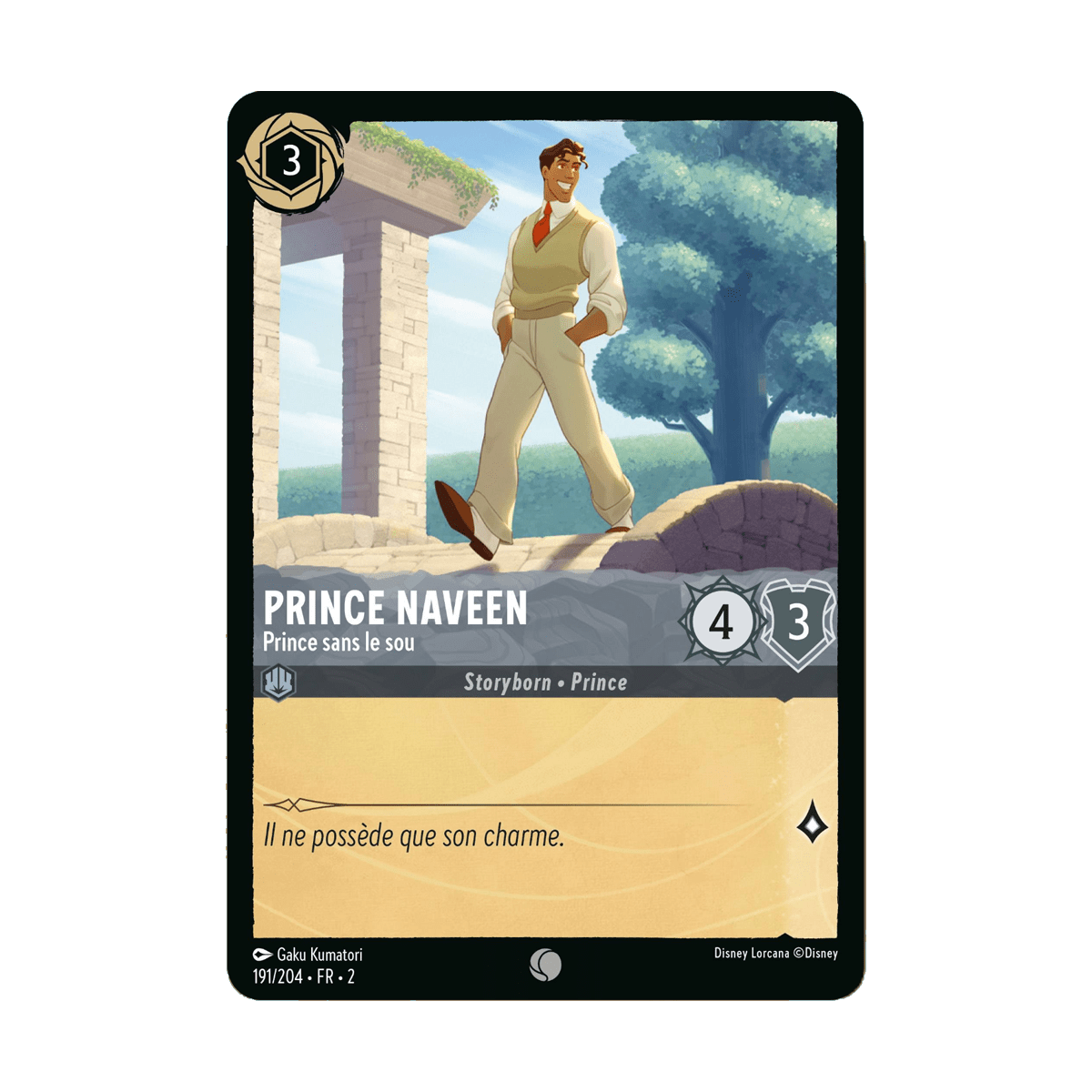 Prince Naveen 191/204 : carte Lorcana