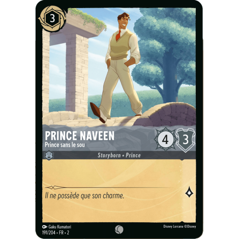 Prince Naveen 191/204 : carte Lorcana