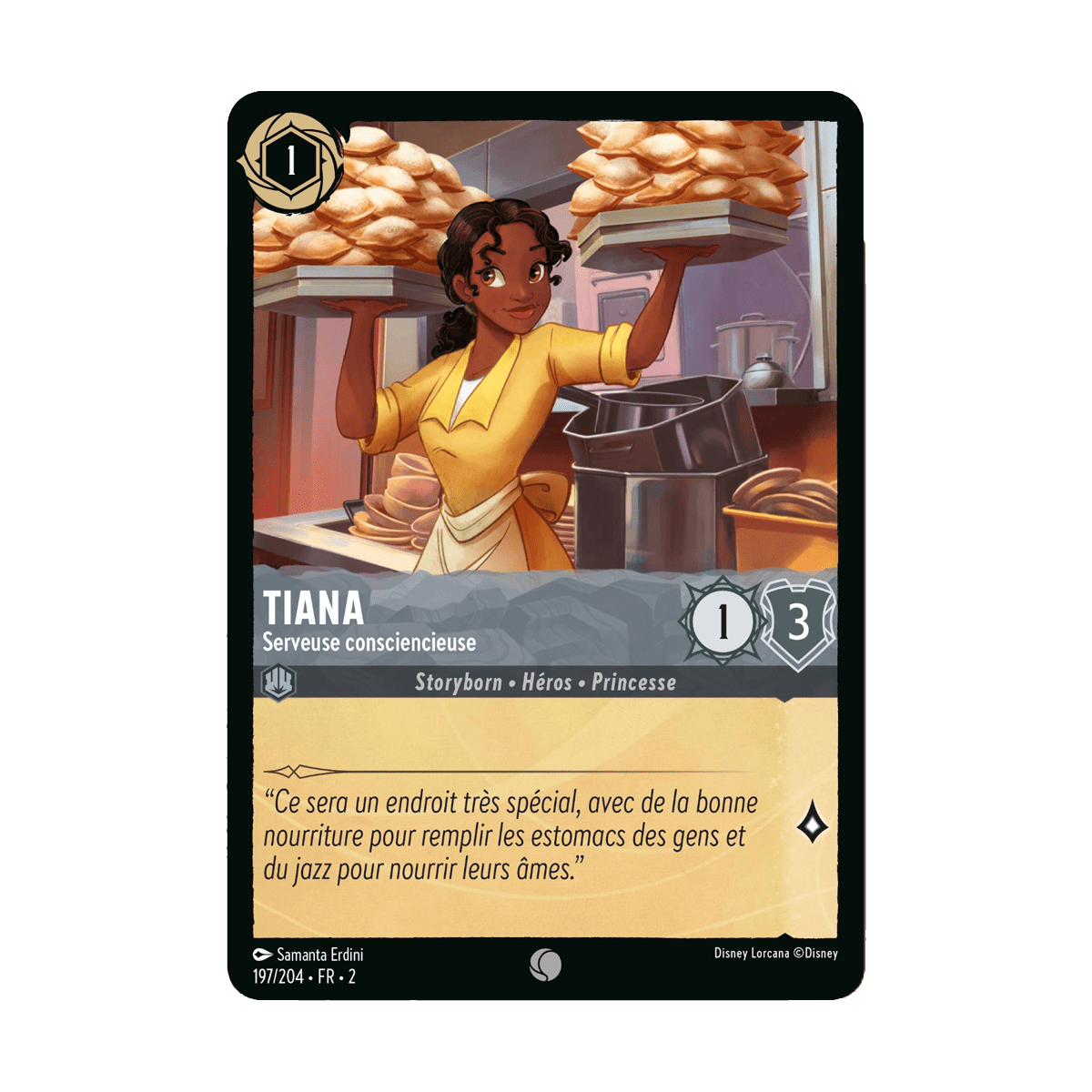 Tiana 197/204 : carte Lorcana