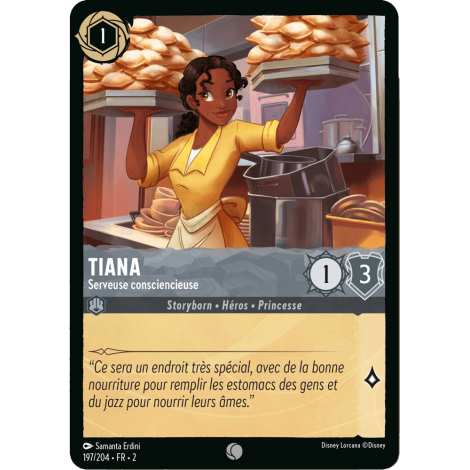 Tiana 197/204 : carte Lorcana