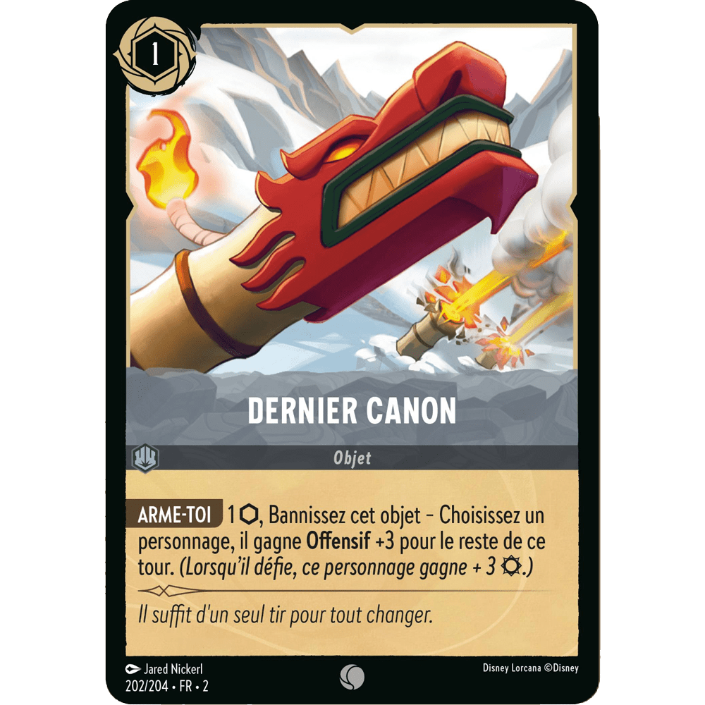 Dernier canon 202/204 : carte Lorcana