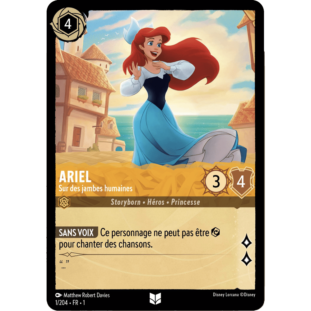 Ariel, carte Peu Commune de Lorcana