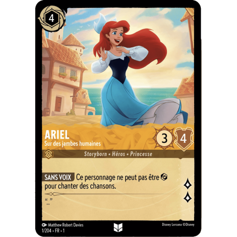 Ariel, carte Peu Commune de Lorcana