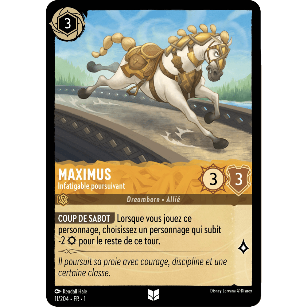 Maximus, carte Peu Commune de Lorcana