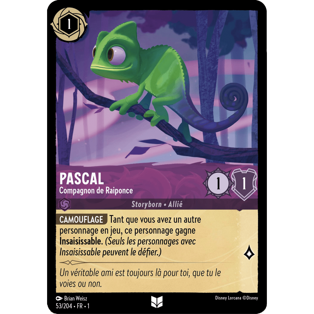 Pascal, carte Peu Commune de Lorcana