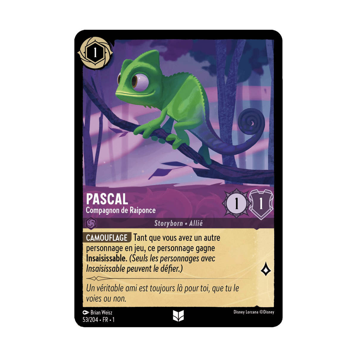 Pascal, carte Peu Commune de Lorcana