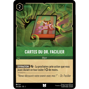 Carte du Dr. Facilier 101/204 : carte Lorcana