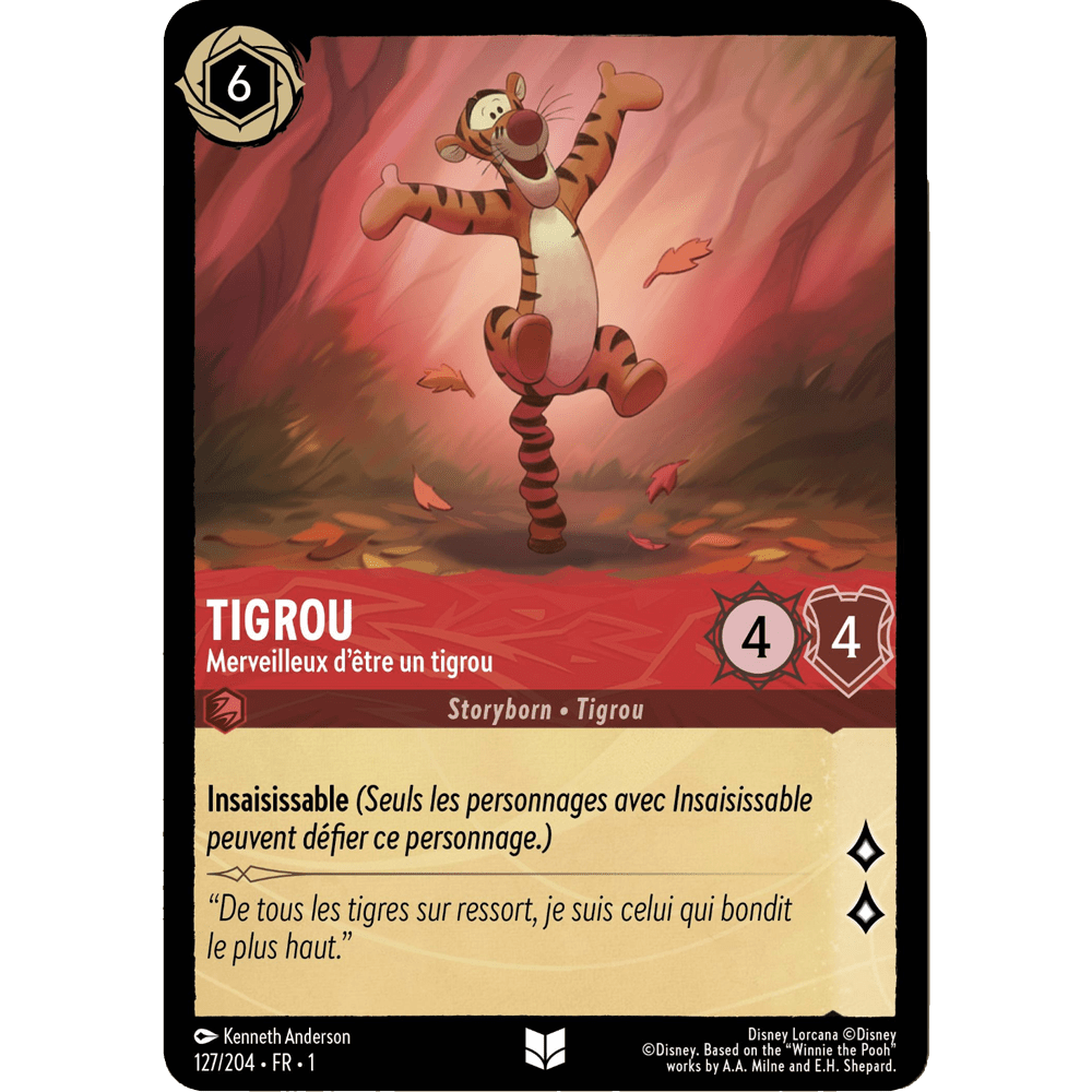 TIgrou 127/204 : carte Lorcana