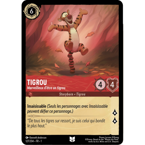 TIgrou 127/204 : carte Lorcana