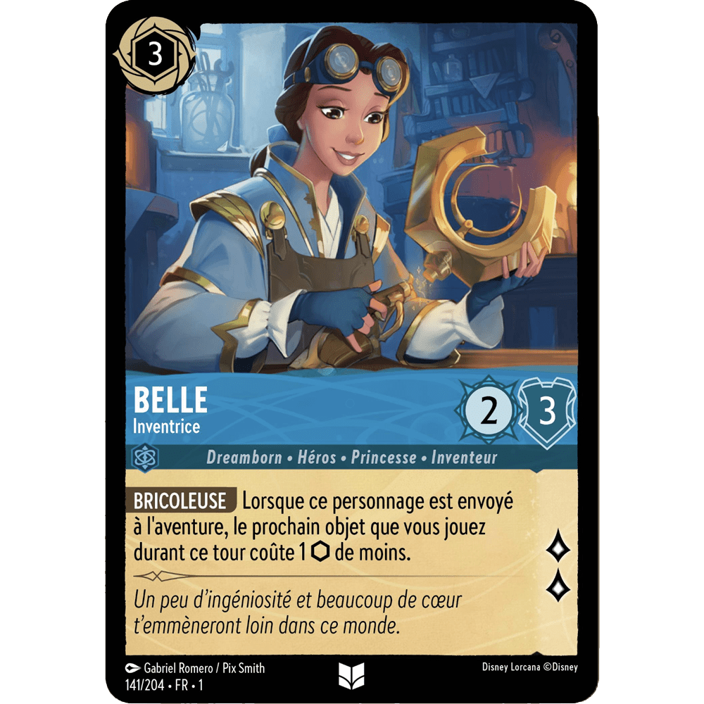 Belle, carte Peu Commune de Lorcana