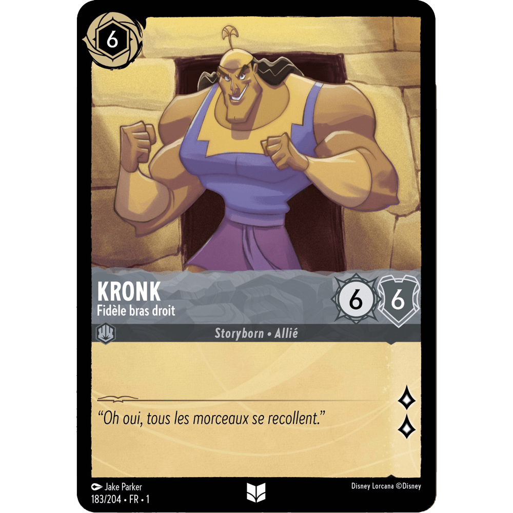 Kronk 183/204 : carte Lorcana