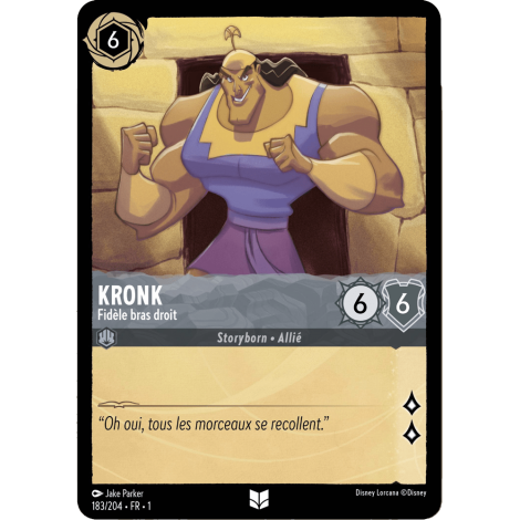 Kronk 183/204 : carte Lorcana