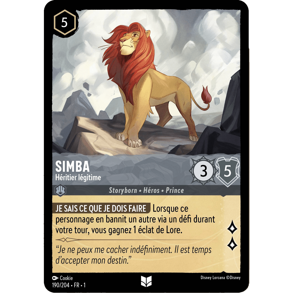 Simba - Lorcana Chapitre 1 : Premier Chapitre