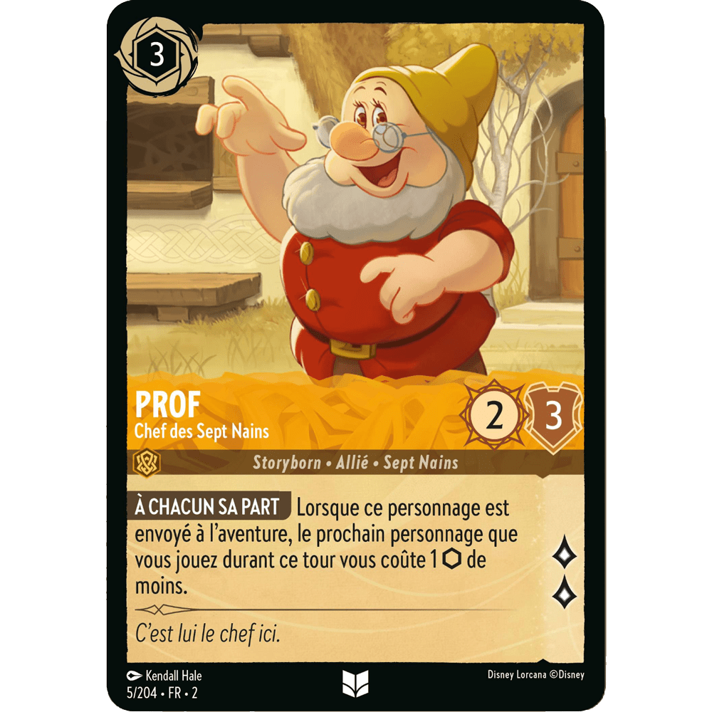 Prof 5/204 : carte Lorcana