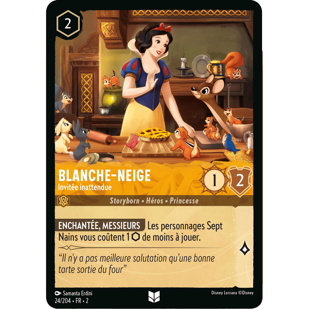 Blanche-Neige 24/204 : carte Lorcana