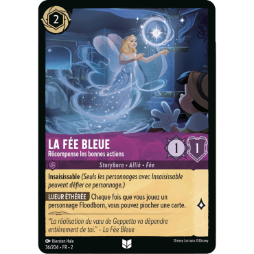 La Fée Bleu 36/204 : carte Lorcana