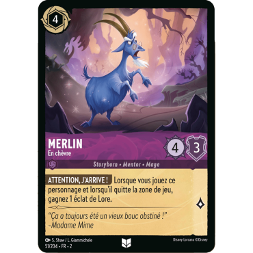 Merlin 51/204 : carte Lorcana