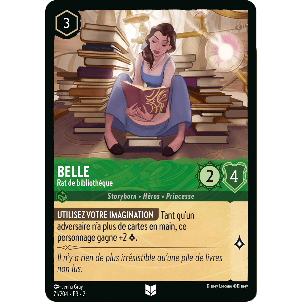 Belle, carte Peu Commune de Lorcana