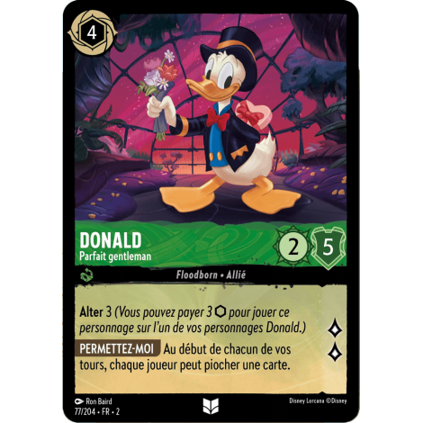 Donald 77/204 : carte Lorcana