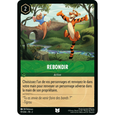 Rebondir 97/204 : carte Lorcana