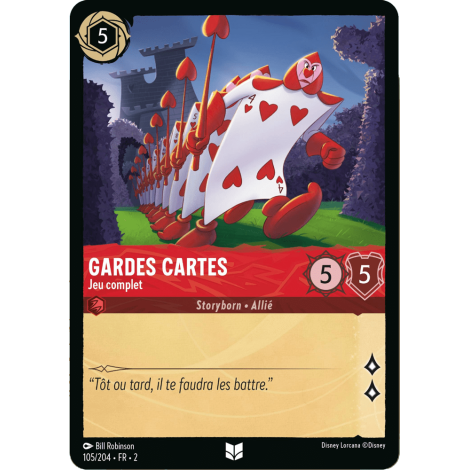 Gardes cartes, carte Peu Commune de Lorcana