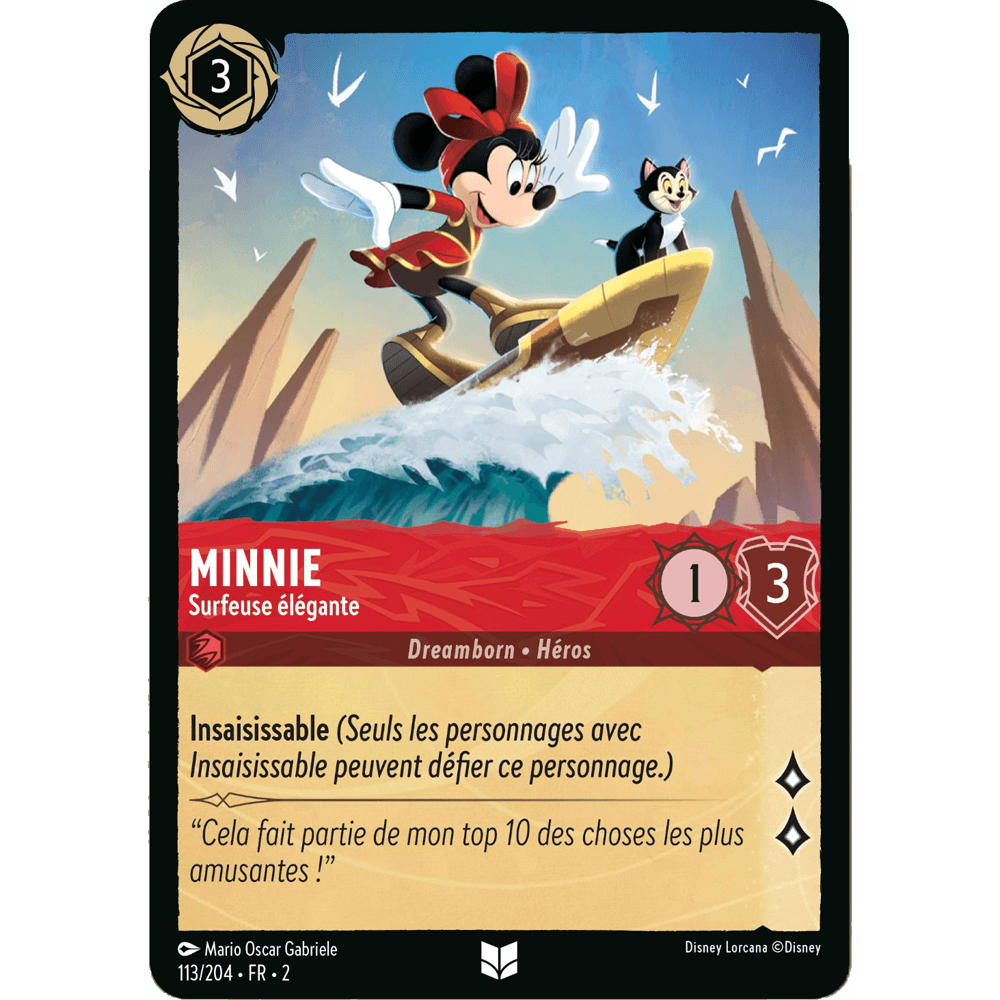 Minnie, carte Peu Commune de Lorcana