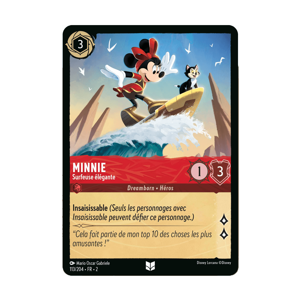 Minnie, carte Peu Commune de Lorcana