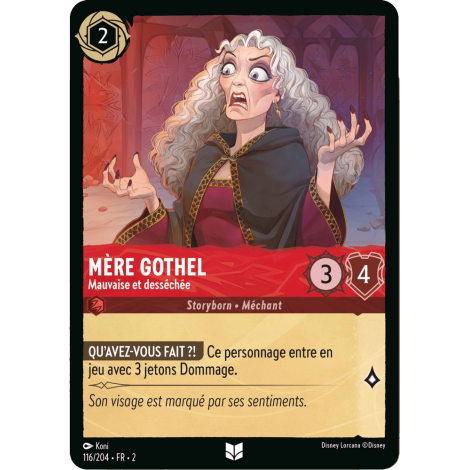 Mère Gothel 116/204 : carte Lorcana