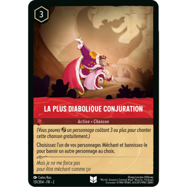 La plus diabolique conjuration 131/204 : carte Lorcana