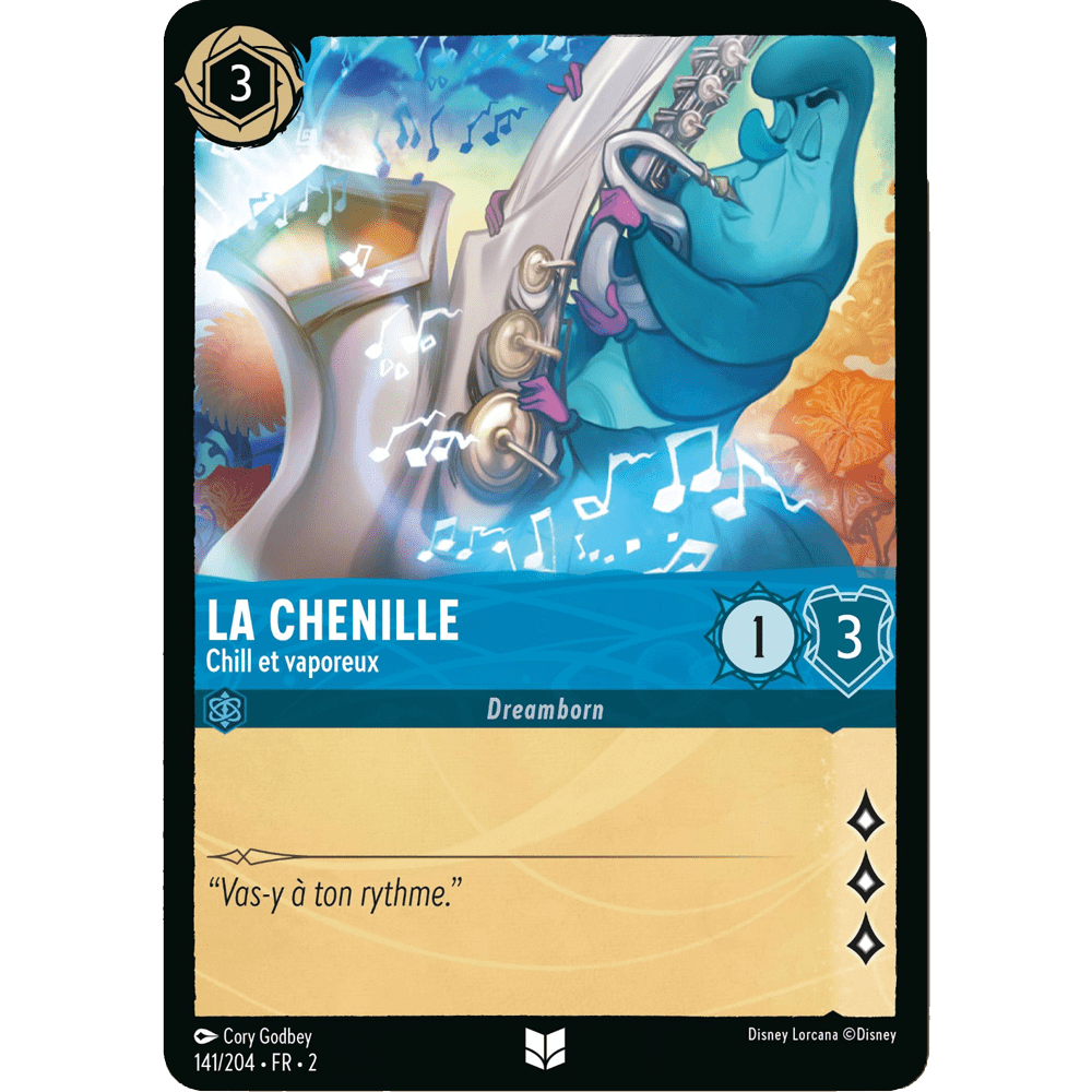 La Chenille 141/204 : carte Lorcana