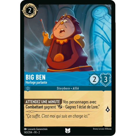 Big Ben 143/204 : carte Lorcana