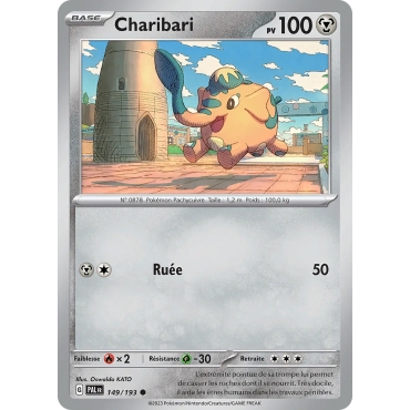 Découvrez Charibari, carte Commune (Brillante) de la série Écarlate et Violet Évolutions à Paldea