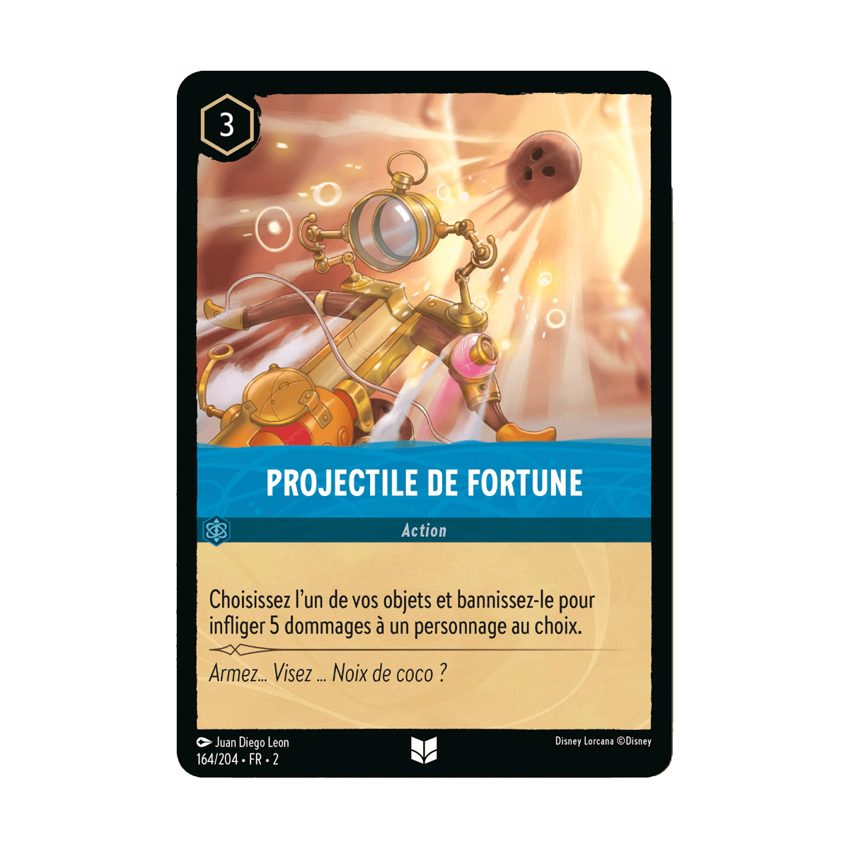 Projectile de Fortune 164/204 : carte Lorcana