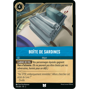 Boite de sardines 170/204 : carte Lorcana