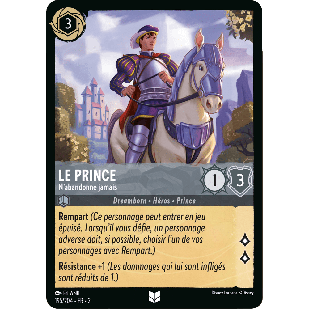 Le Prince 195/204 : carte Lorcana