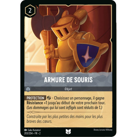 Armure de souris 203/204 : carte Lorcana