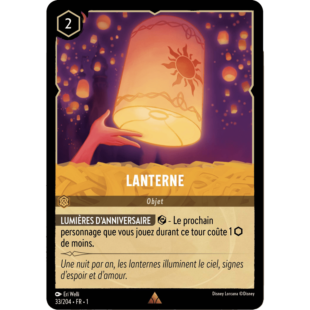 Lanterne 33/204 : carte Lorcana