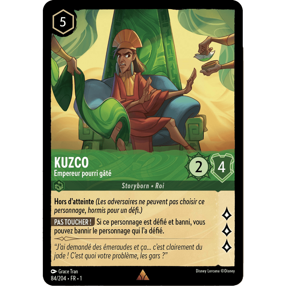 Kuzco 84/204 : carte Lorcana