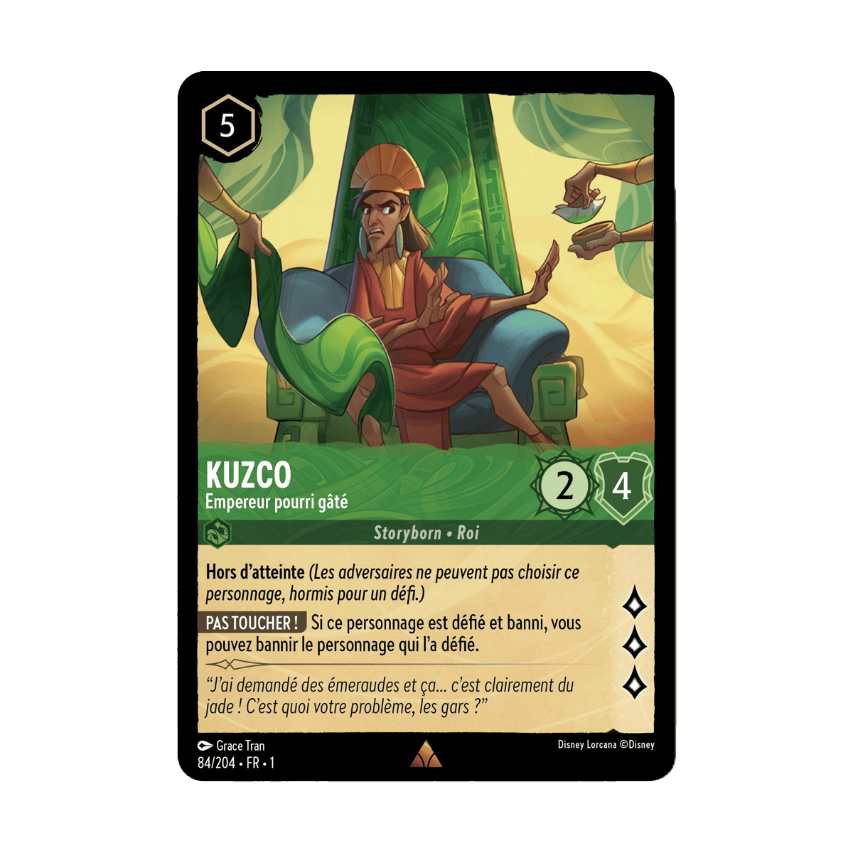 Kuzco 84/204 : carte Lorcana