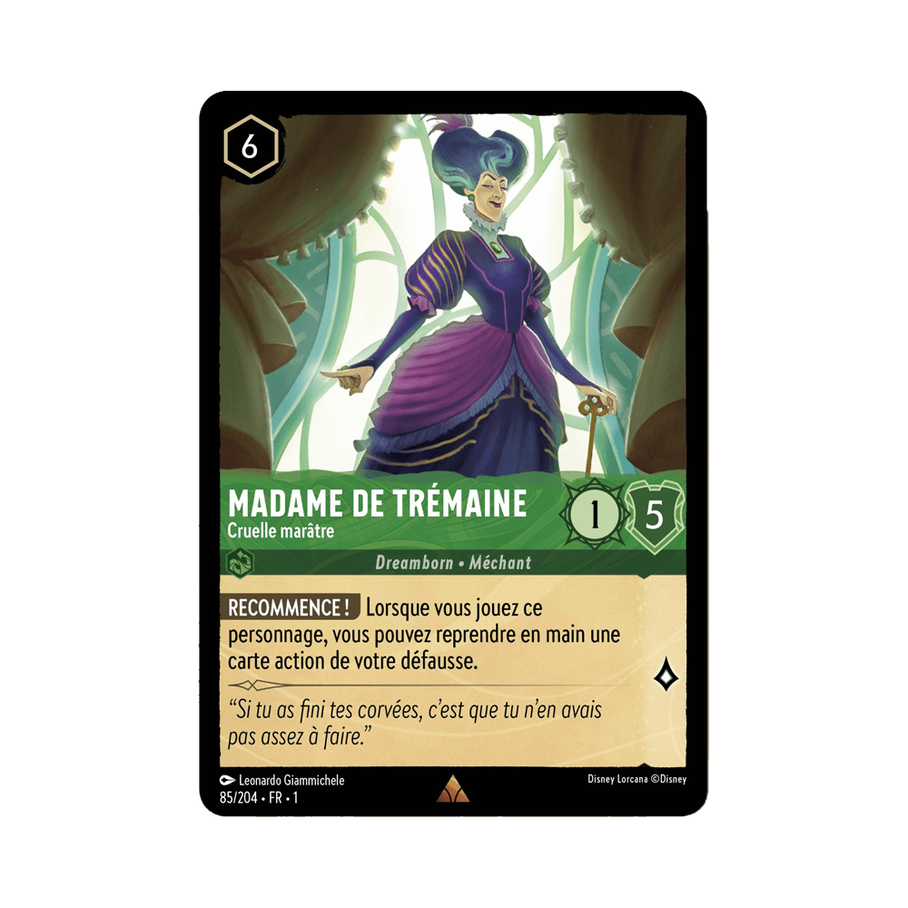 Madame de Trémaine 85/204 : carte Lorcana