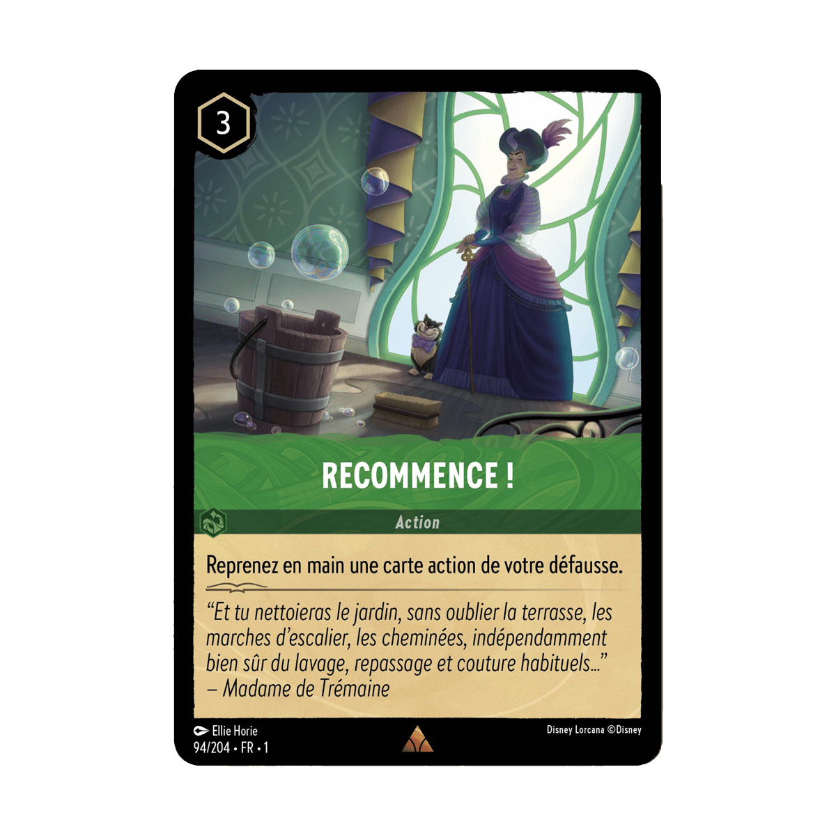 Recommence !, carte Rare de Lorcana