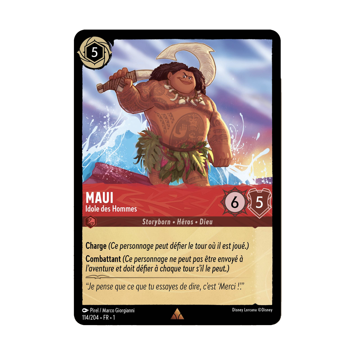 Maui 114/204 : carte Lorcana