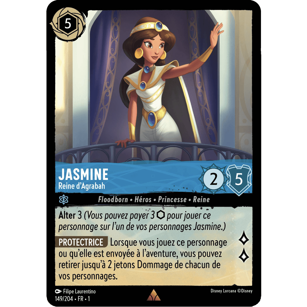 Jasmine 149/204 : carte Lorcana