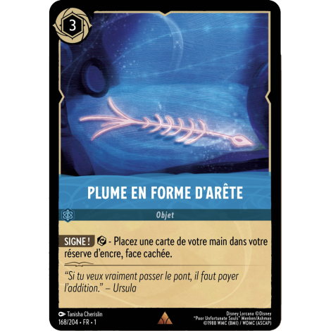 Plume en forme d’arête - Lorcana Chapitre 1 : Premier Chapitre