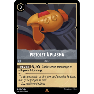 Pistolet à plasma - Lorcana Chapitre 1 : Premier Chapitre