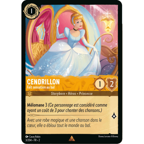 Cendrillon 3/204 : carte Lorcana