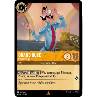 Grand Duke 9/204 : carte Lorcana