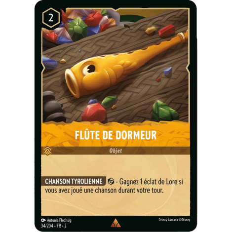 Flûte de dormeur 34/204 : carte Lorcana