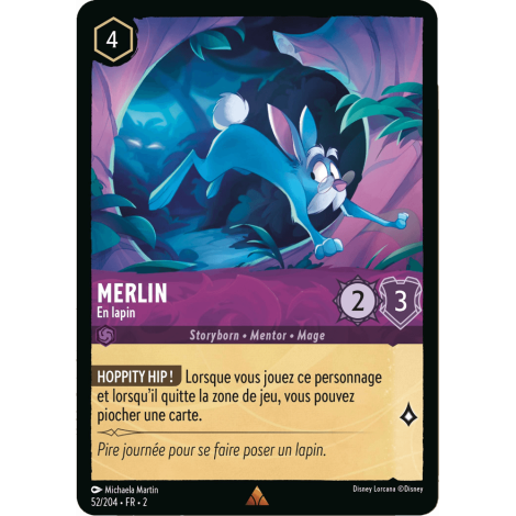 Merlin 52/204 : carte Lorcana