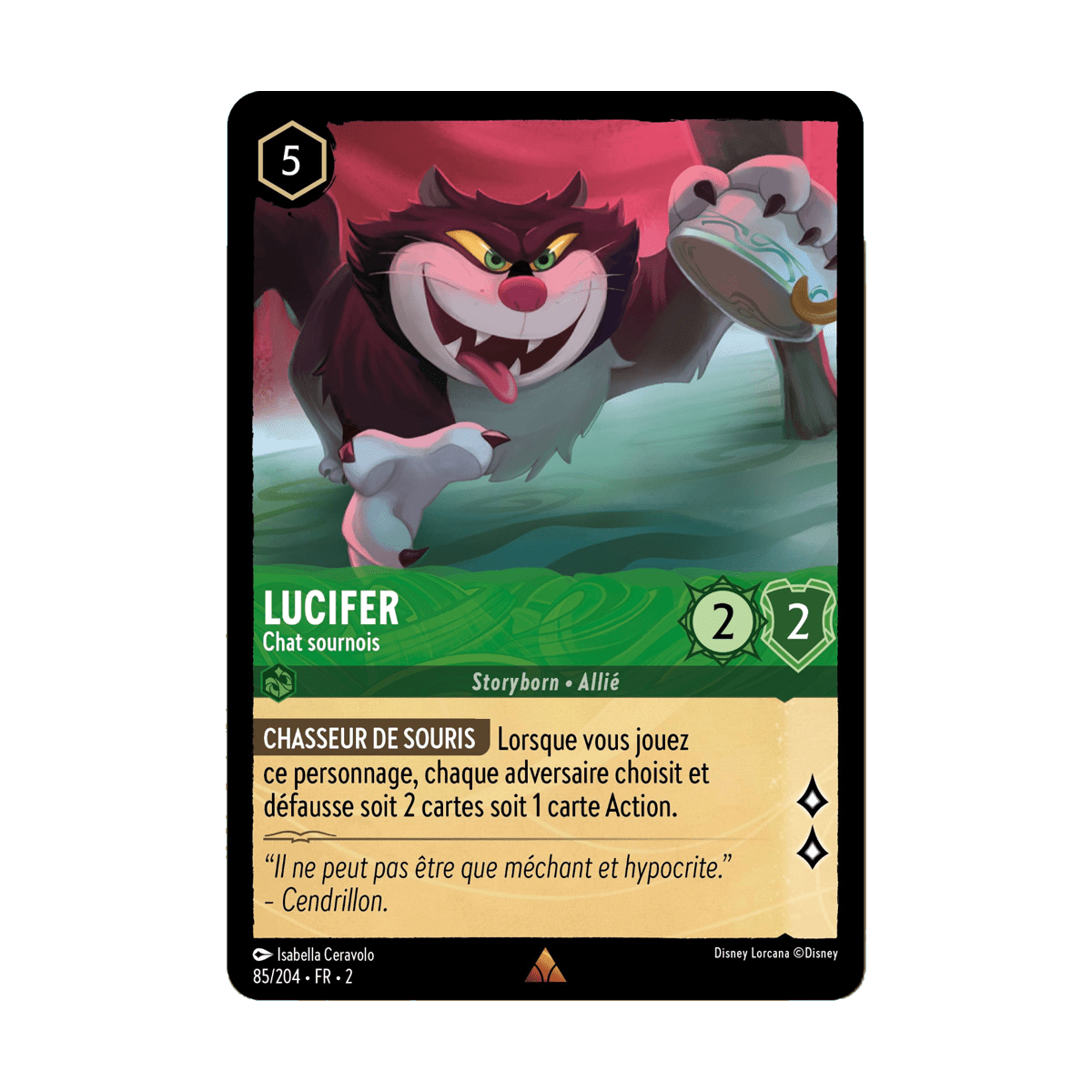 Lucifer 85/204 : carte Lorcana